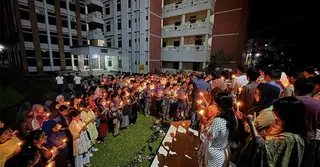 মোমবাতির প্রজ্বলিত আলো আর প্রার্থনায় সিক্ত ধ্রুবজিৎ